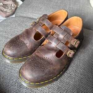 Doc Martens Mary Jane's - 8065 Crazy Horse Leather -Size 10